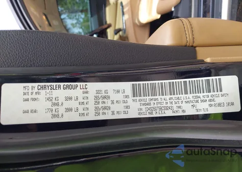 2011 Dodge Durango Citadel from USA, damaged, VIN 1D4SD5GT5BC592431